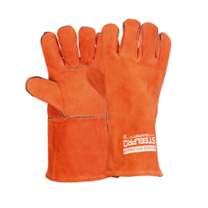 Guante Soldador Carnaza Naranja Spro