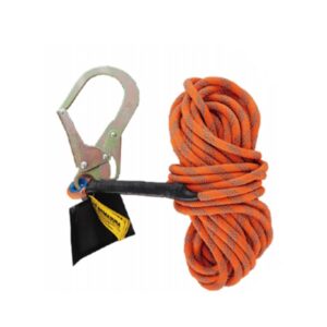Linea de Vida Vertical Certificada 13 MM Longitud 50 Metros con Gancho y ojal