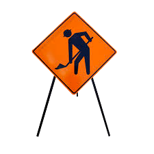 Señal Móvil De Obra Con (Trípode) 0 Paral