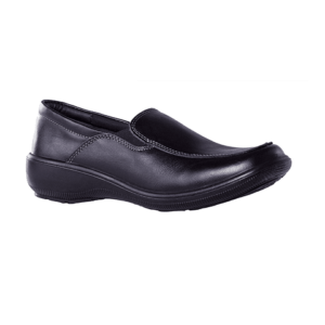 Zapato Mocasin Celeste Negro