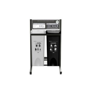 Punto Ecológico 53 Litros Con Tablero 2 Puestos (Negro-Blanco) Estra 4-1019069