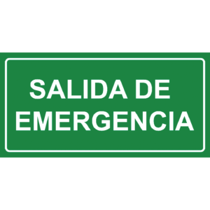 Señal salida de emergencia
