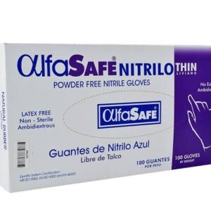 Guante Nitrilo caja x 100 unidades